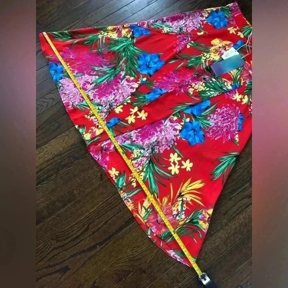 Show Me Your Mumu Women's M Tea Party Midi Skirt in Tropical Tango - NWT!! - Picture 10 of 11